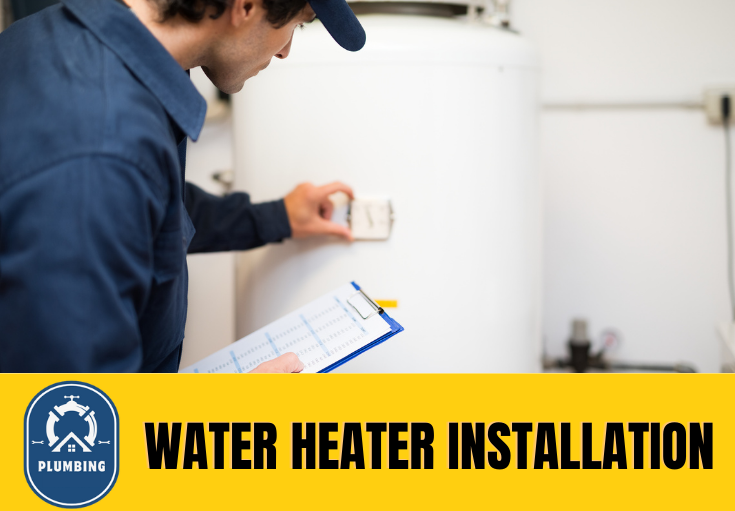 water heater installation Oldham
